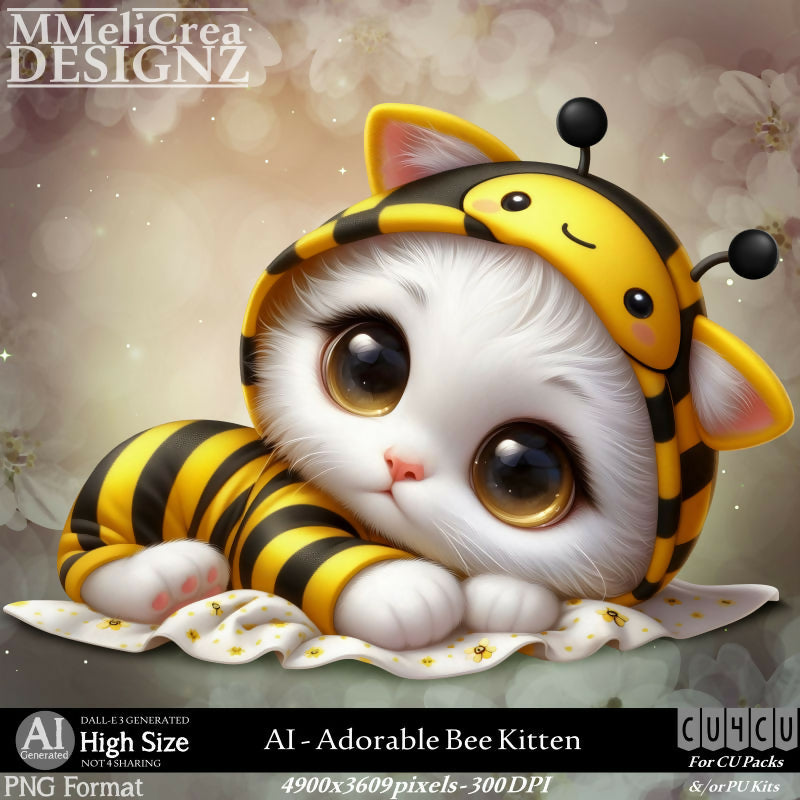 MMD_AI_CU4CU_AdorableBeeKitten_PV