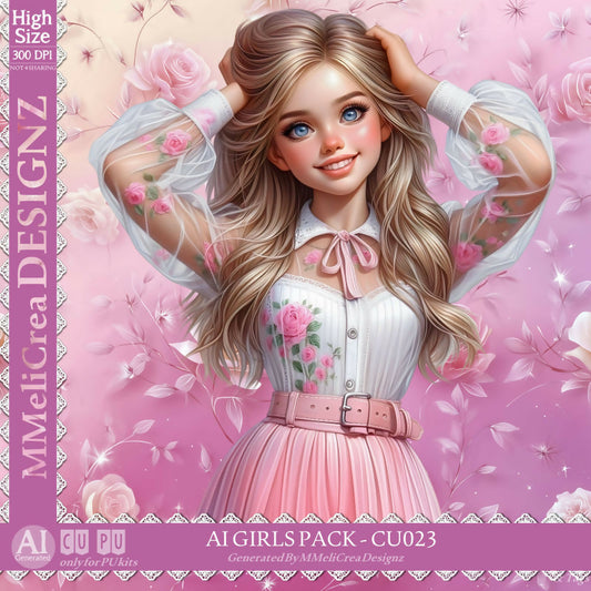MMD - AI - GIRLS PACK - CU023