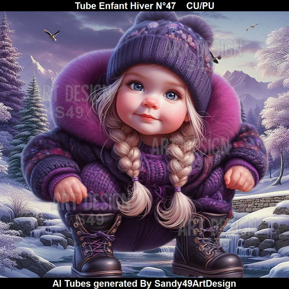 Tube Enfant Hiver N°47
