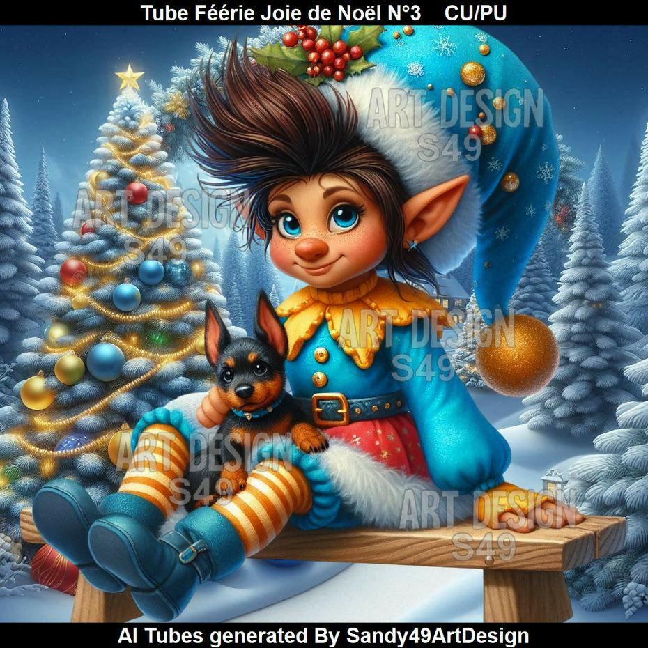 Tube Féérie La Joie de Noël N°3