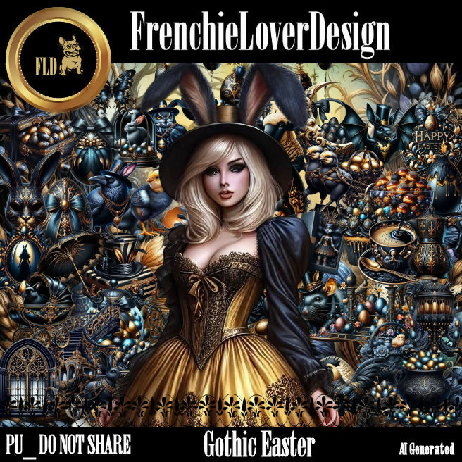 FrenchieLoverDesign_ Gothic Easter