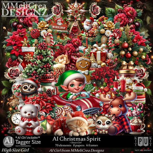 MMD - PU - AI - Christmas Spirit