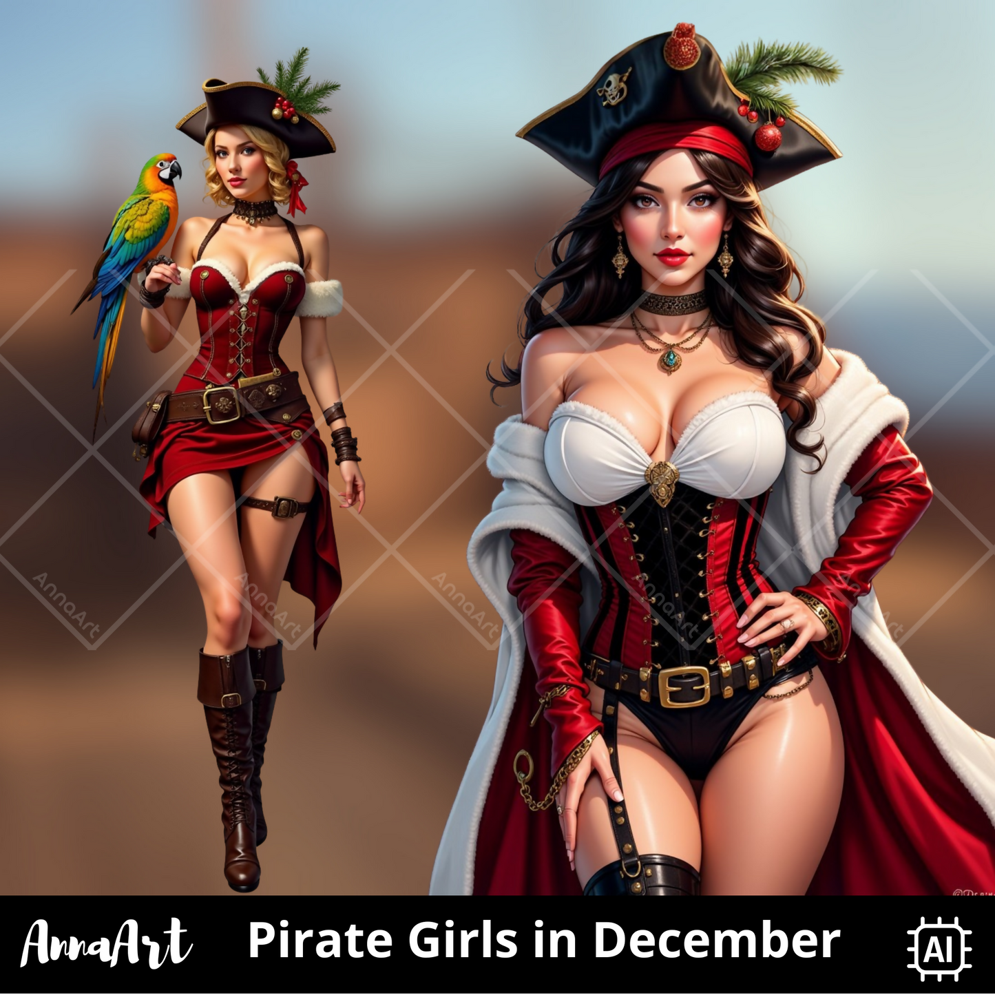 Pirate Girls in December