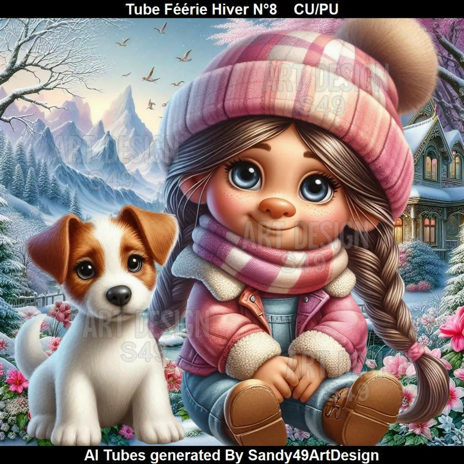 Tube Féérie Hiver N°8
