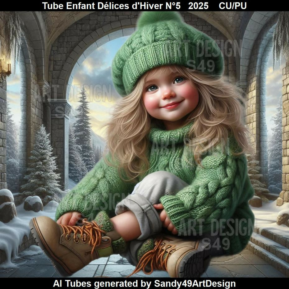 Tube Enfant Délices d'Hiver N°5 2025
