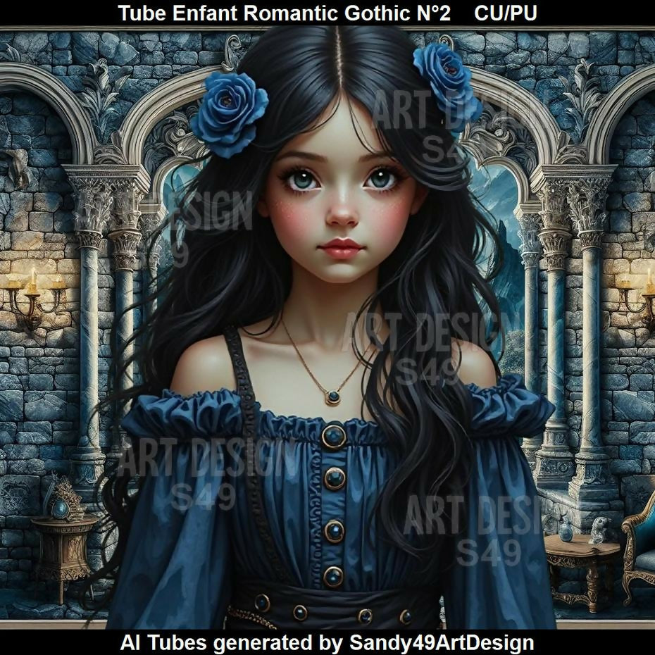 Tube Enfant Romance Gothic N°2 2026