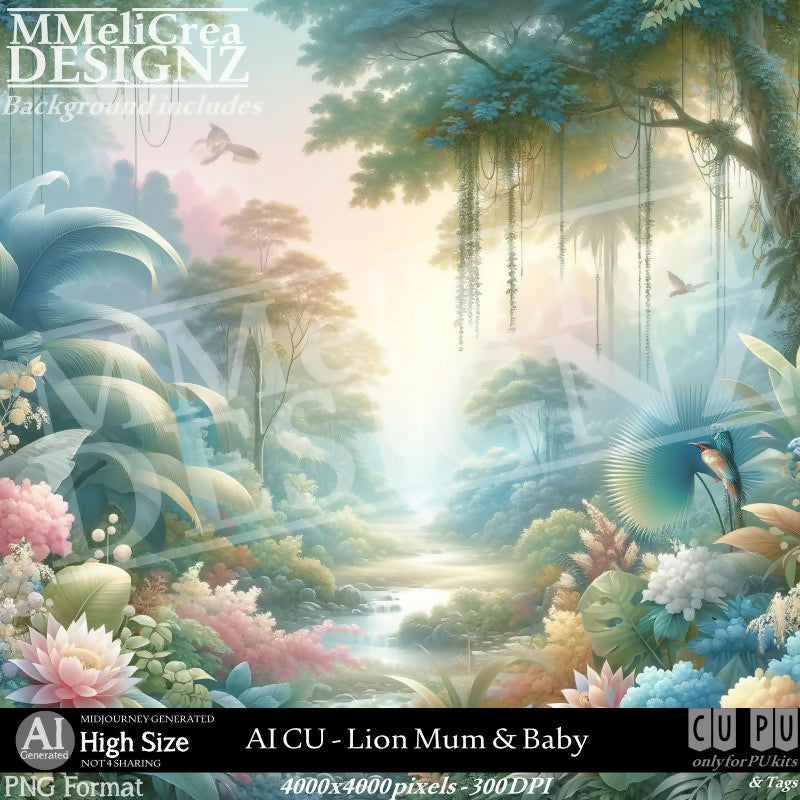 MMD_AI_CULionMum&Baby_PV1