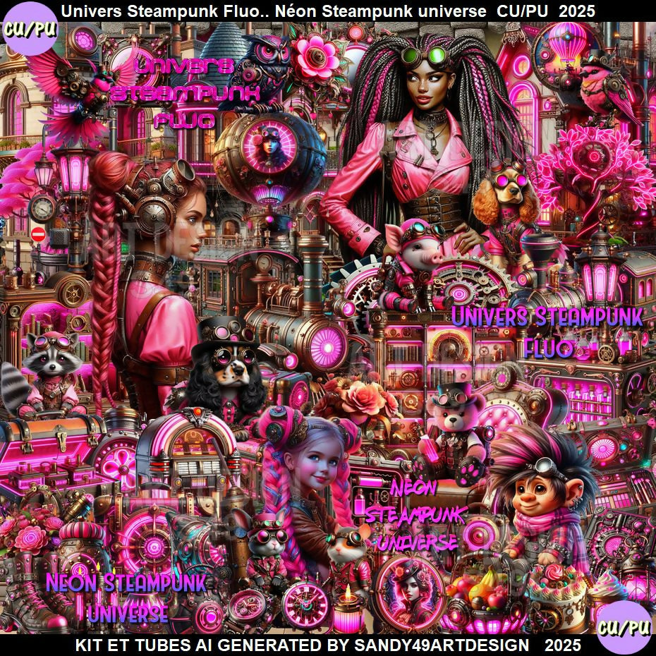Univers Steampunk Fluo 2025