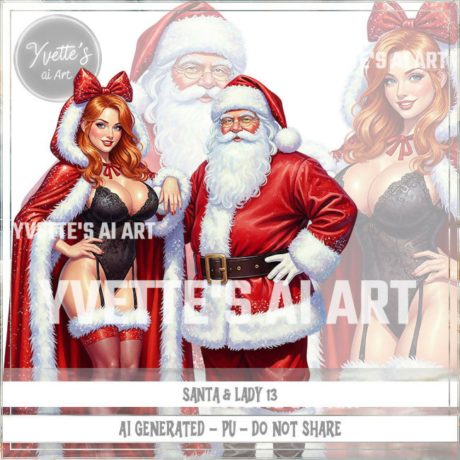Santa & Lady 13