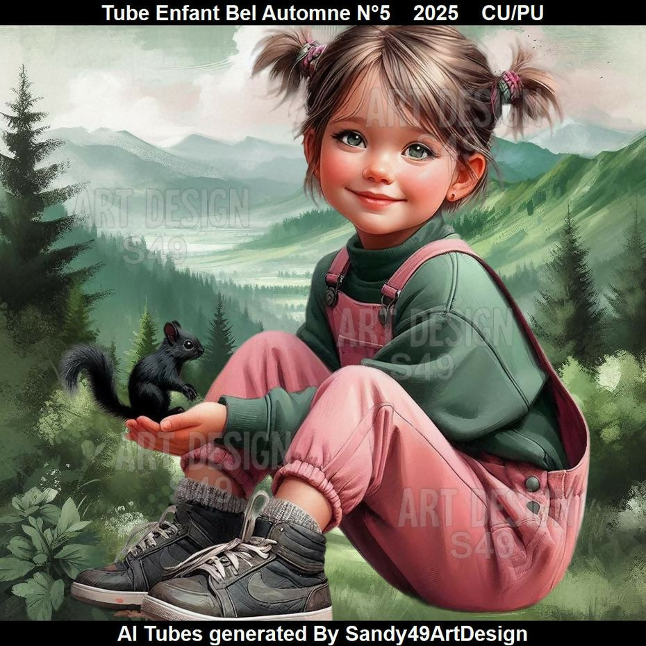 Tube Enfant Bel Automne N°5 2025