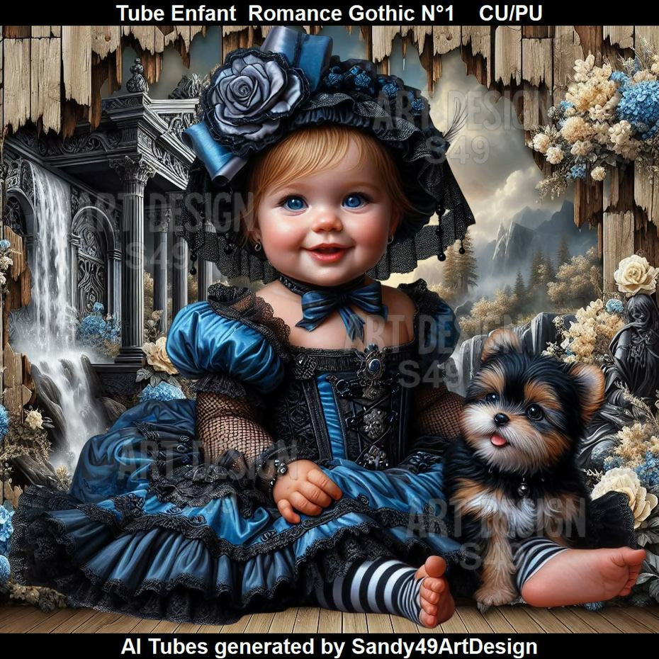 Tube Enfant Romance Gothic N°1 2026