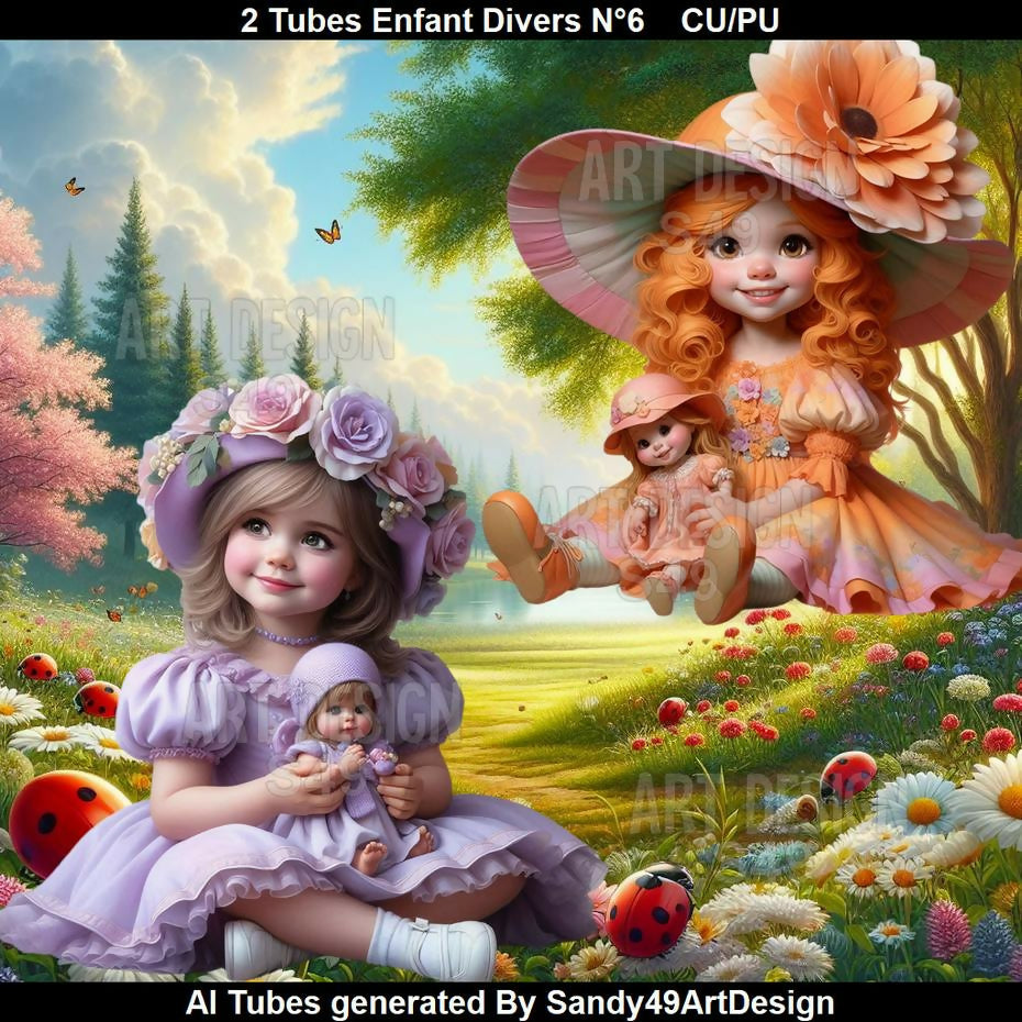 2 Tube Enfant Divers N°6