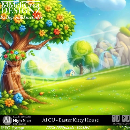 MMD_AI_CUEasterKittyHouse_PV1