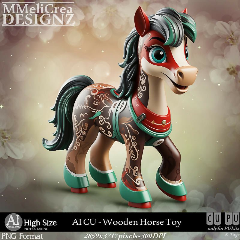 MMD - AI - CU Wooden Horse Toy