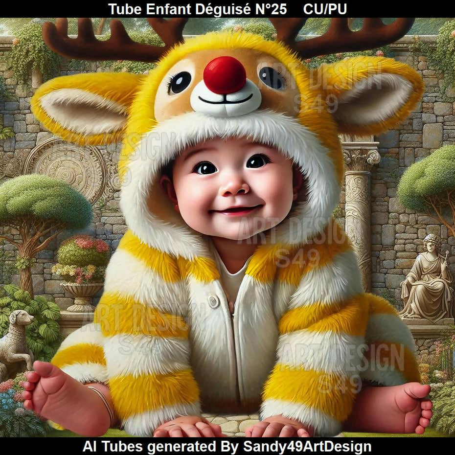 Tube Enfant Déguisé N°25