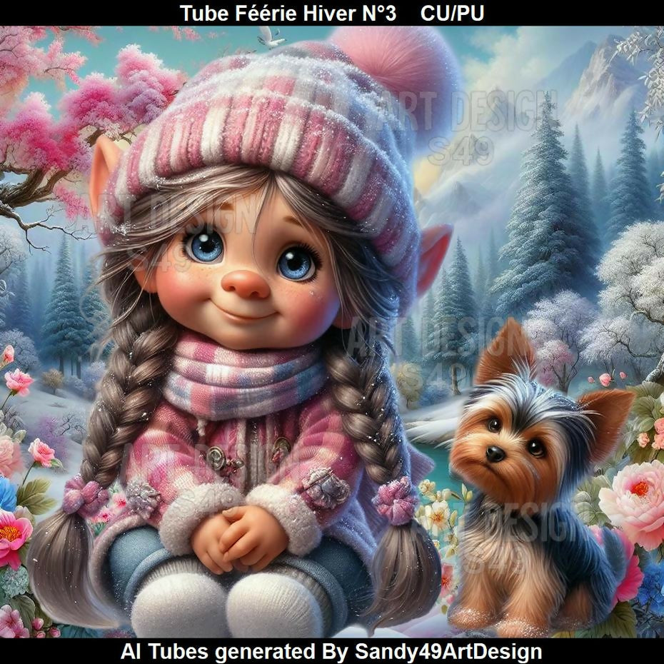 Tube Féérie Hiver N°3