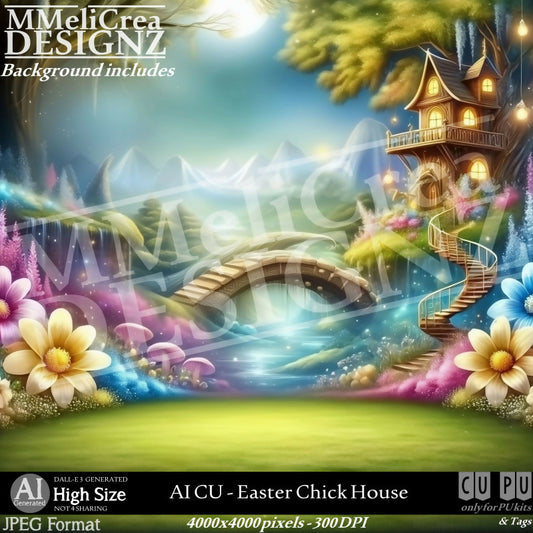 MMD_AI_CUEasterChickHouse_PV1