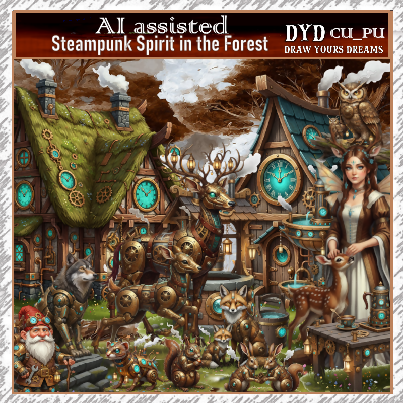 STEAMPUNK SPIRIT IN THE FOREST