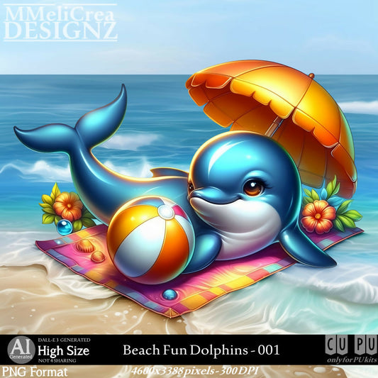 MMD_EXTRAPACK_AI_BeachFunDolphins001_PV1