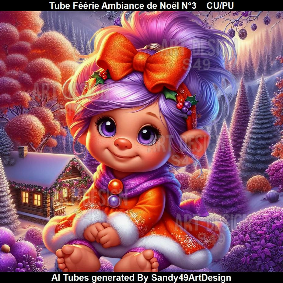 Tube Féérie Ambiance de Noël N°3