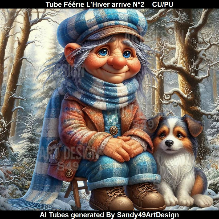 Tube Féérie L'Hiver arrive N°2