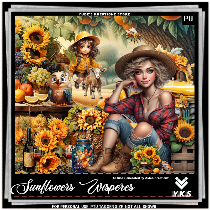 YKS-SUNFLOWERS WISPERS -Preview