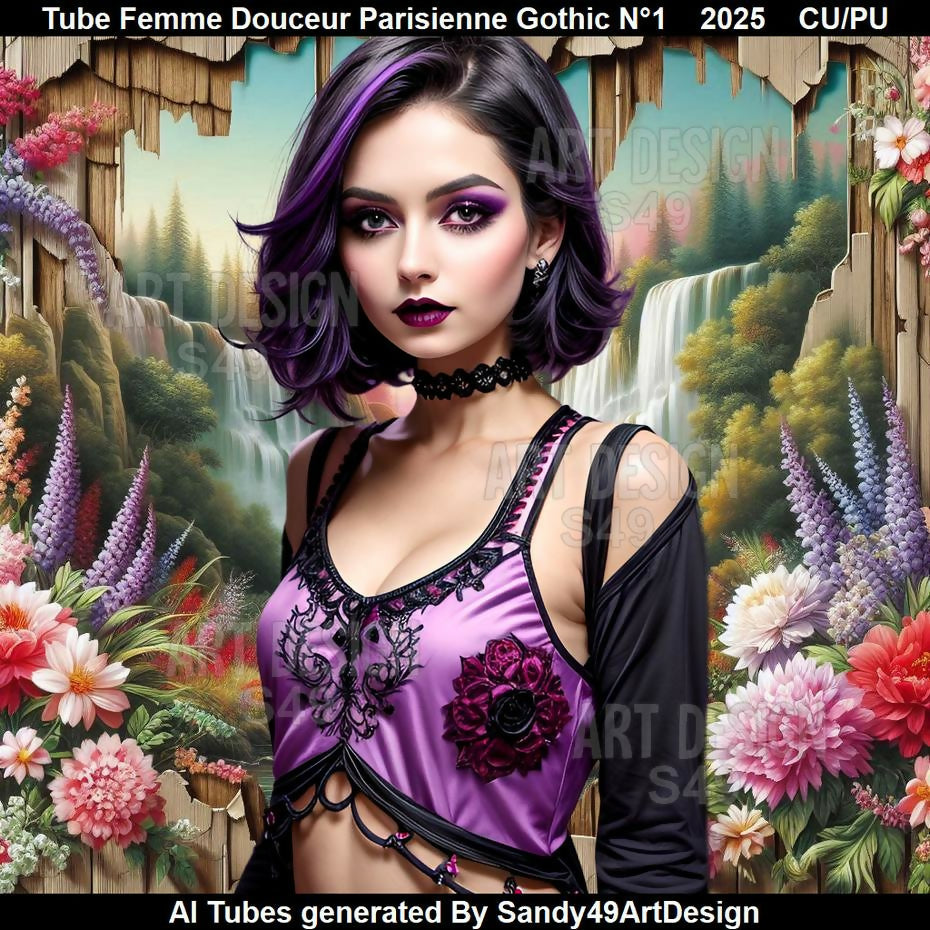 Tube Femme Douceur Parisienne Gothic N°1 2025