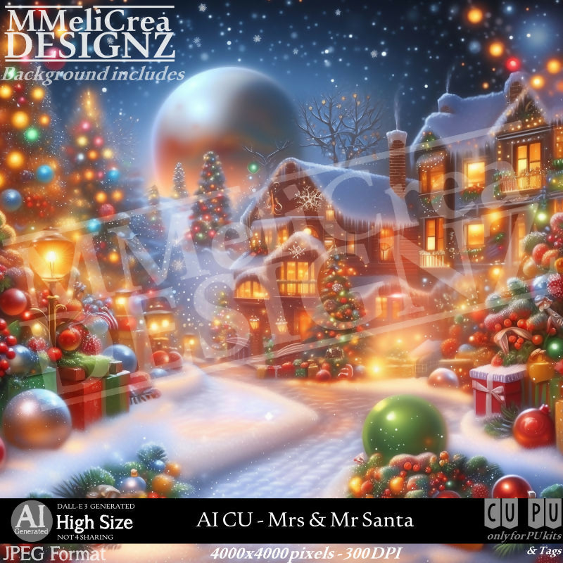 MMD - AI - CU Mrs & Mr Santa