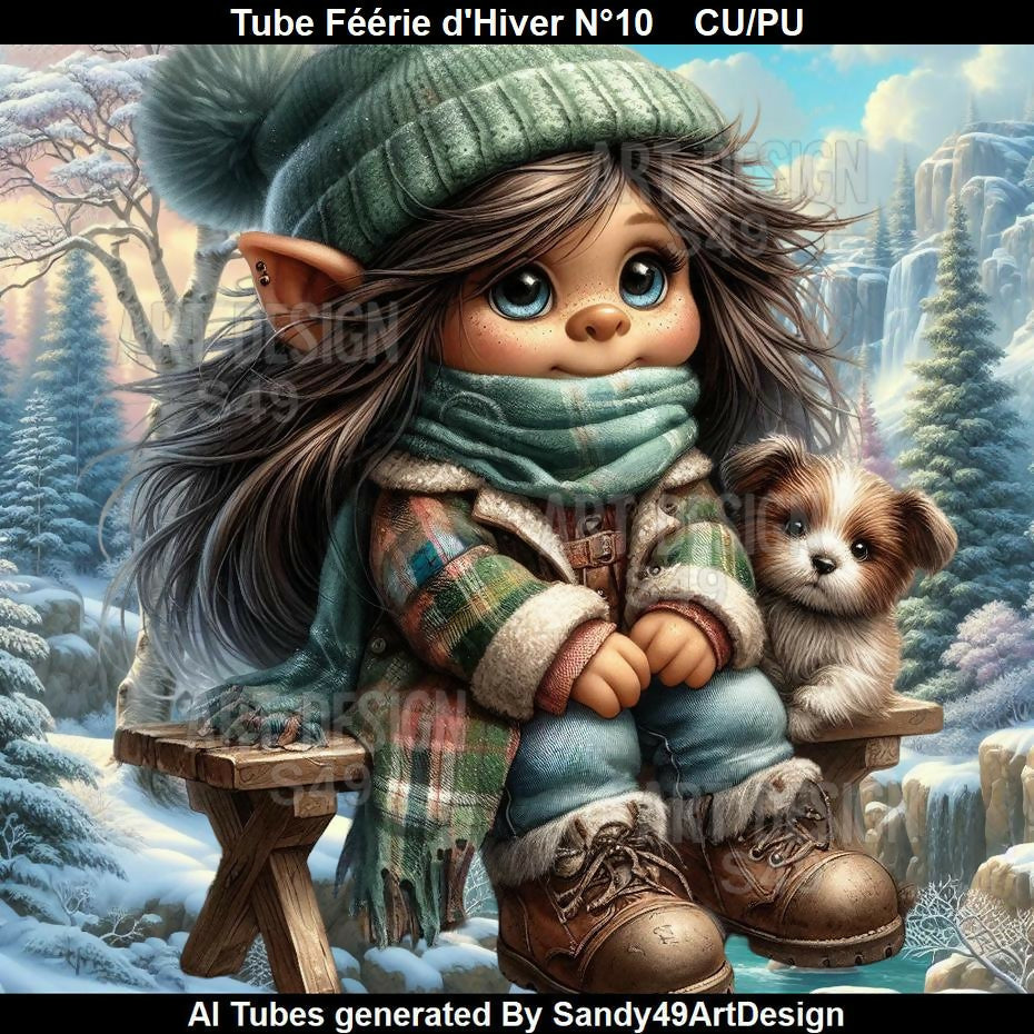 Tube Féérie Hiver N°10