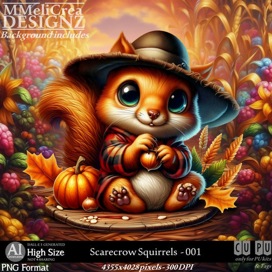 MMD - AI - Scarecrow Squirrels - CU001