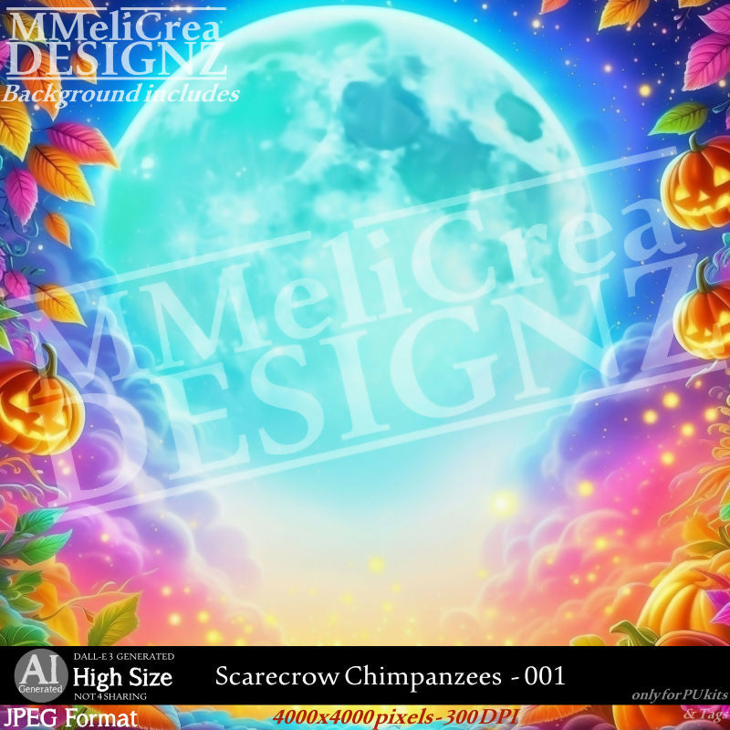 MMD - AI - scarecrow Chimpanzees - CU001