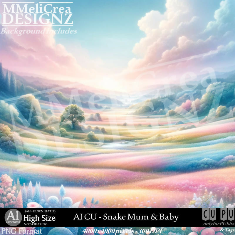 MMD_AI_CUSnakeMum&Baby_PV1