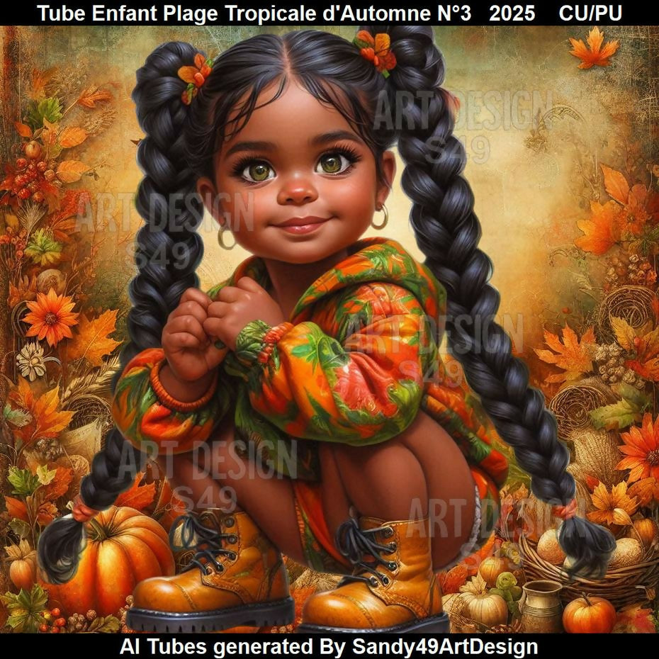 Tube Enfant Plage Tropicale d'Automne N°3 2025
