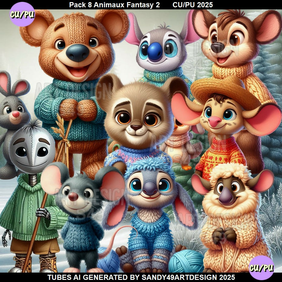 Pack Animaux Fantasy N°2