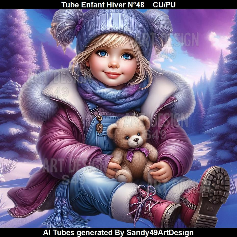 Tube Enfant Hiver N°48
