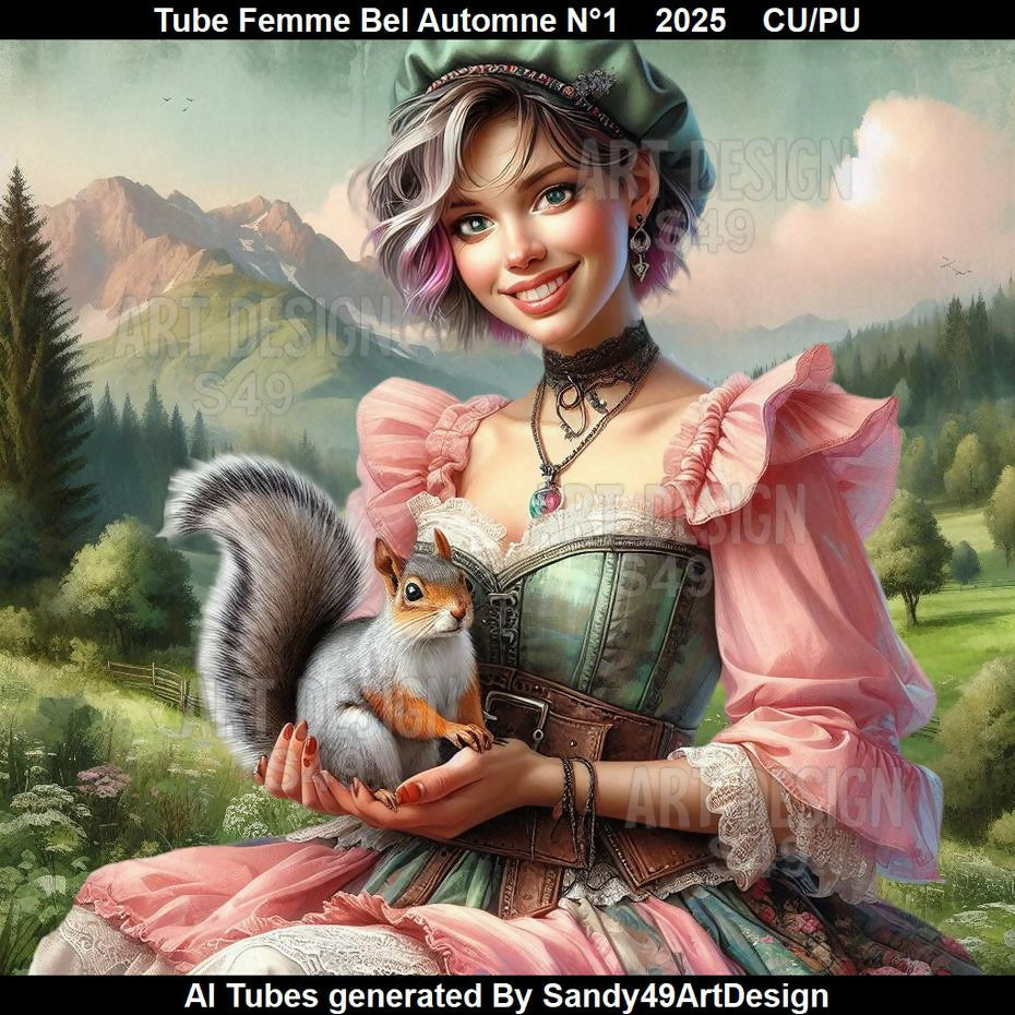 Tube Femme Bel Automne N°1 2025