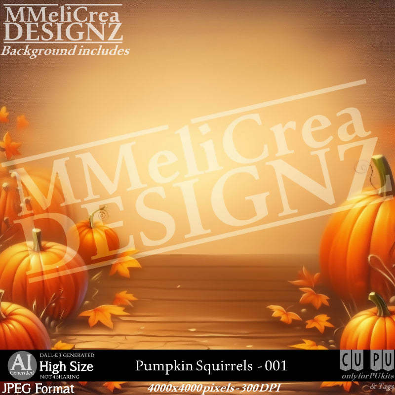 MMD - AI - Pumpkin Squirrels - CU001