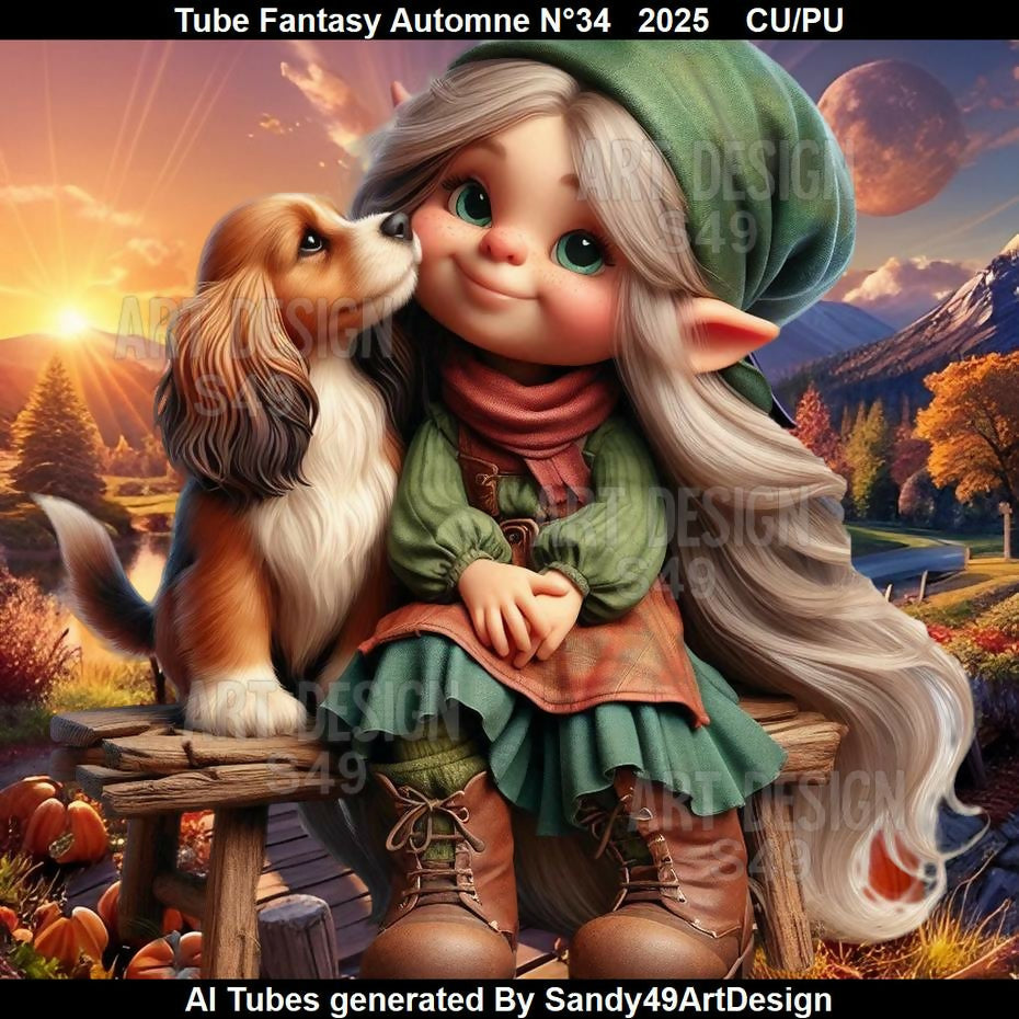 Tube Fantasy Automne N°34 2025