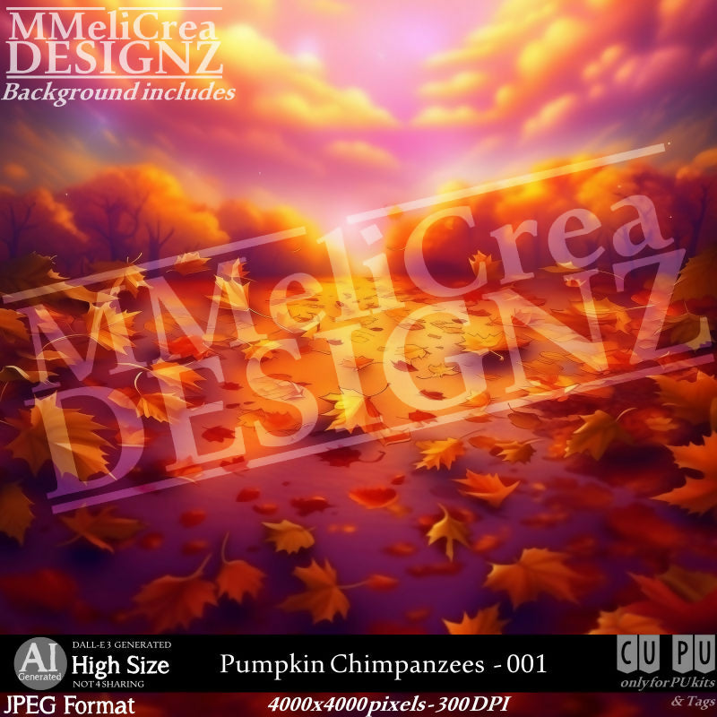 MMD - AI - Pumpkin Chimpanzees - CU001