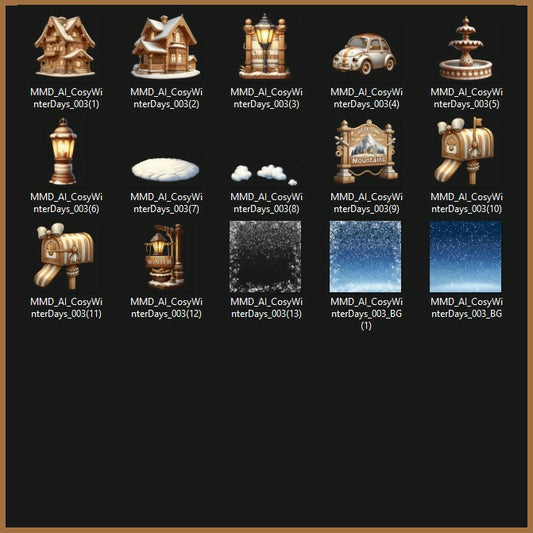 MMD - AI - Cosy Winter Days - CU003