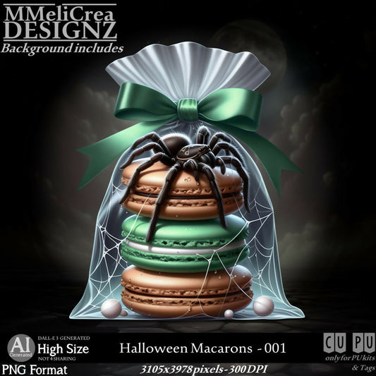 MMD - AI - Halloween Macarons - CU001