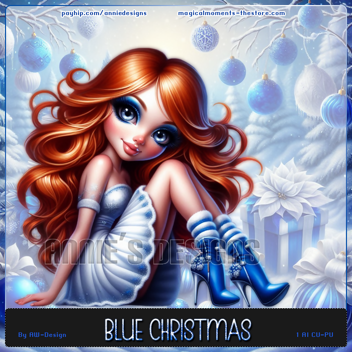 Blue Christmas AI CU-PU