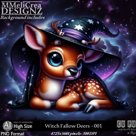 MMD - AI - Witch Fallow Deers - CU001