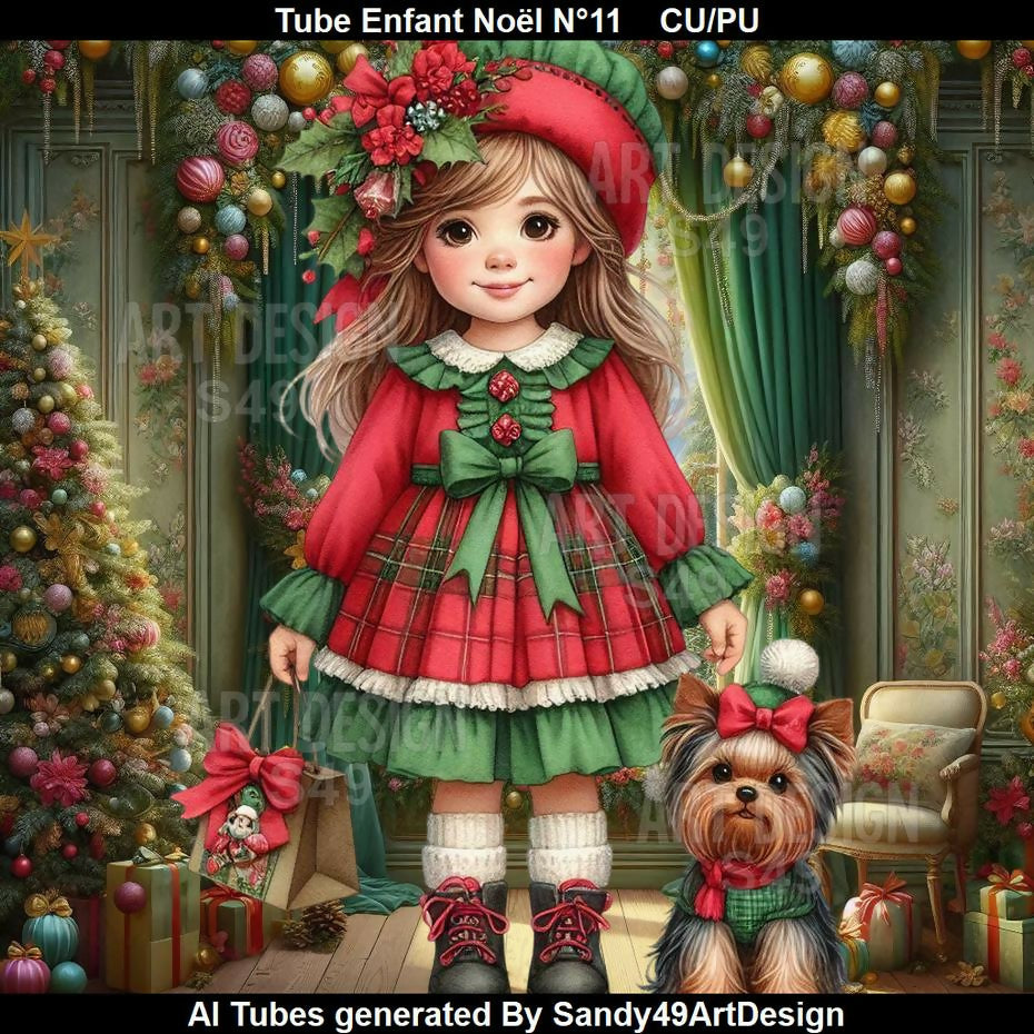 Tube Enfant Noël N°11