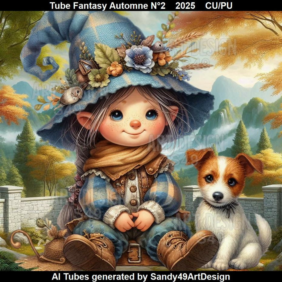 Tube Fantasy Automne N°2 2025