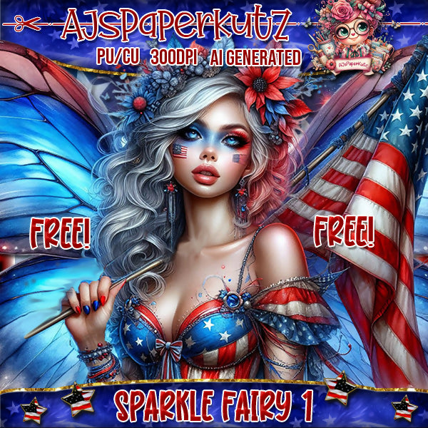 sparkle fairy 1 preview-patriotic