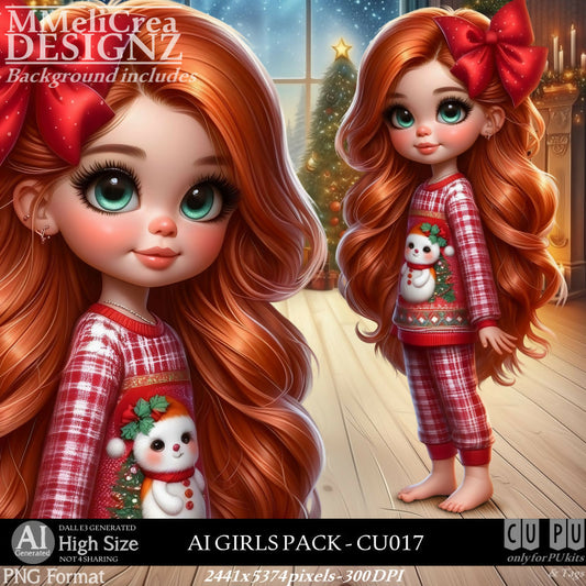 MMD - AI - GIRLS PACK - CU017