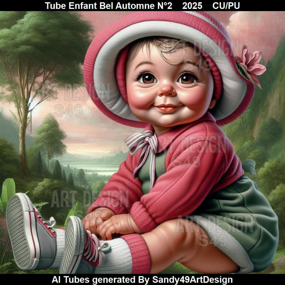 Tube Enfant Bel Automne N°2 2025