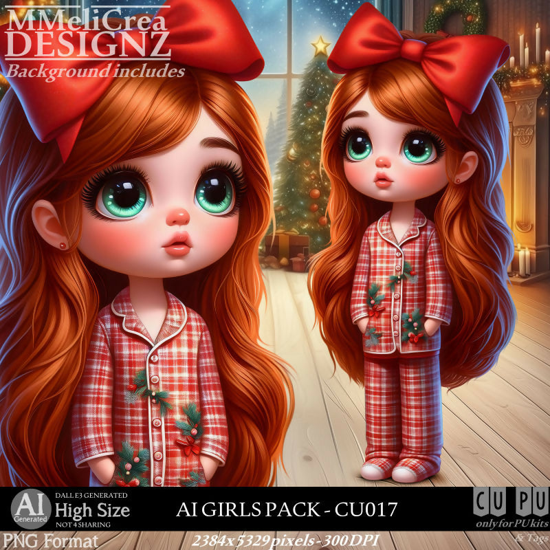 MMD - AI - GIRLS PACK - CU017