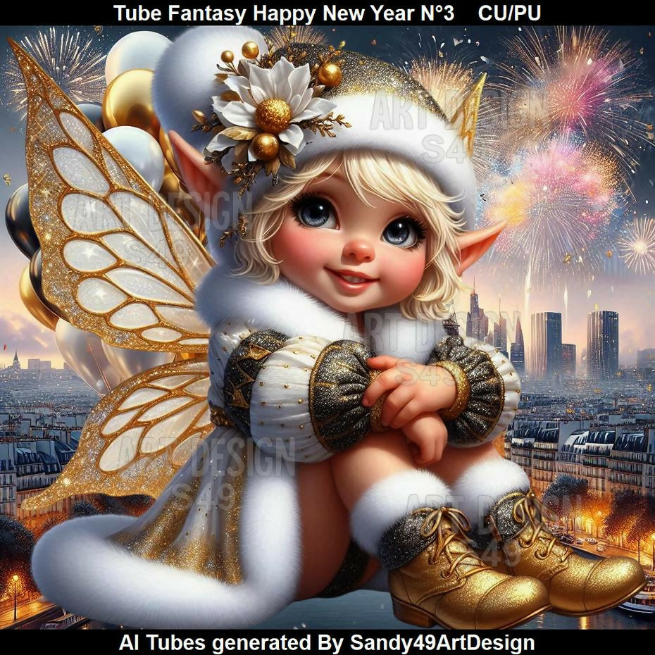 Tube Fantasy Happy New Year N°3